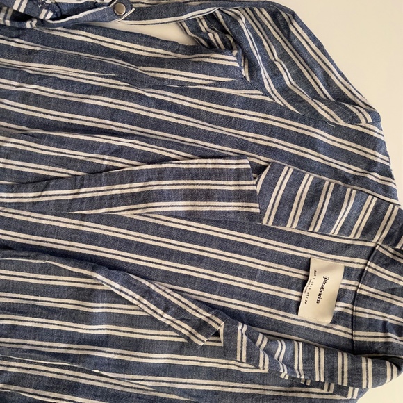 Cotton Striped Blazer - Picture 2 of 5